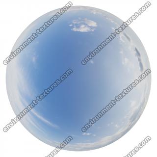 HDRi Skydome of Blue Clouded Sky 16K